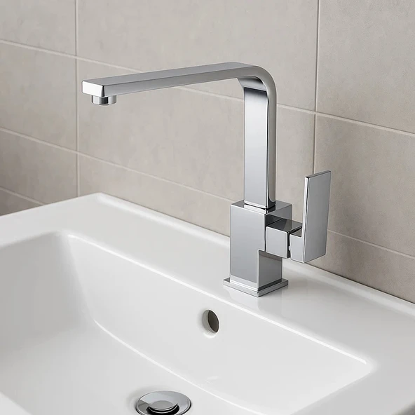 Sardici Kare Lavabo Bataryasi Gordon Series Tam Takim 5 Yil Garantili ürün görseli 1