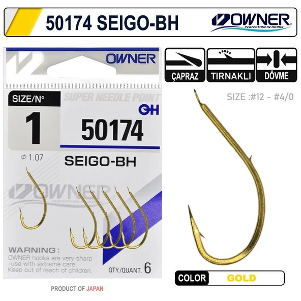 Owner 50174 Seigo-Bh Gold İğne ürün görseli 1