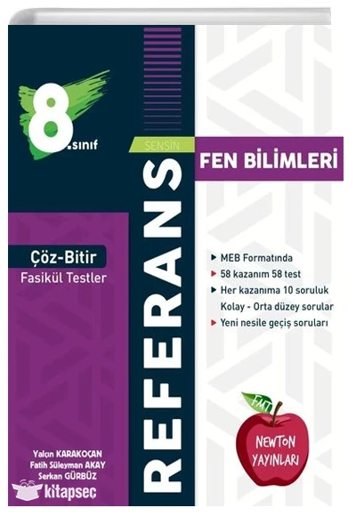 Newton Yayınları 8. Sınıf Çöz Bitir Referans Fen Bilimleri Fasikül Testler ürün görseli 1