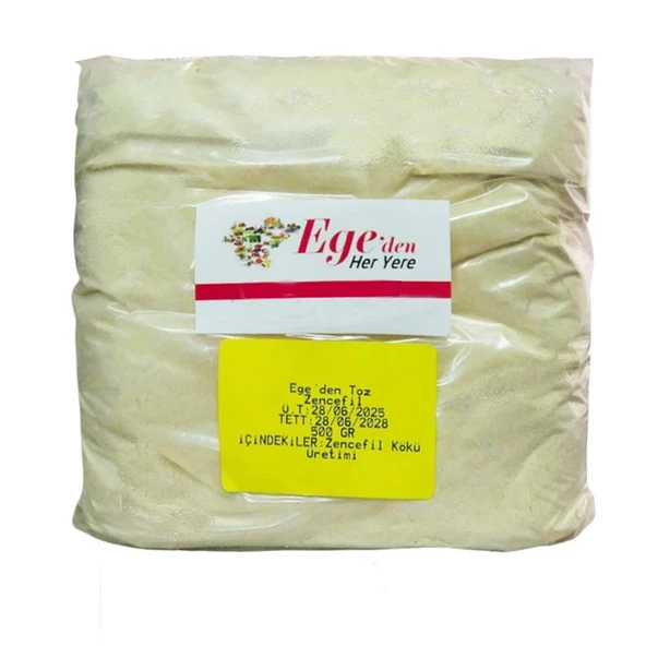 Zencefil Toz 500 Gr. Lezzetli ve Pratik Kullanım Yeni Sezon Yeni Çekilmiş ürün görseli 1
