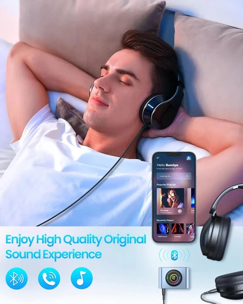 Joyroom JR-CB1 Bluetooth 5.3 3IN1 Bluetooth Araç Adaptörü - Resim 5