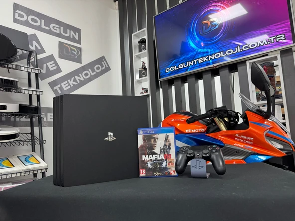PlayStation 4 Pro 1TB Tek Kol + Mafia 3 Oyun CD’si (İKİNCİ EL) ürün görseli 1