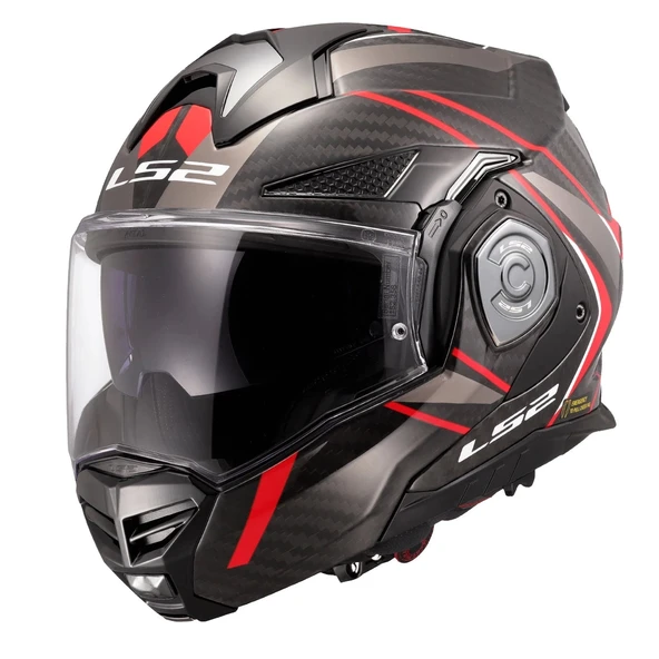 LS2 ADVANT X KARBON FUTURE II KIRMIZI KASK ürün görseli 1