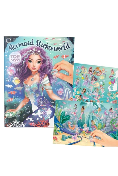 Metalik Stickerworld Deniz Kızı ürün görseli 1