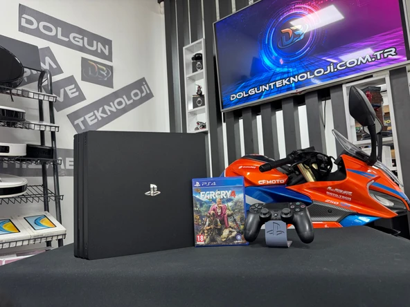 PlayStation 4 Pro 1TB Tek Kol + Far Cry 4 Oyun CD’si (İKİNCİ EL) ürün görseli 1