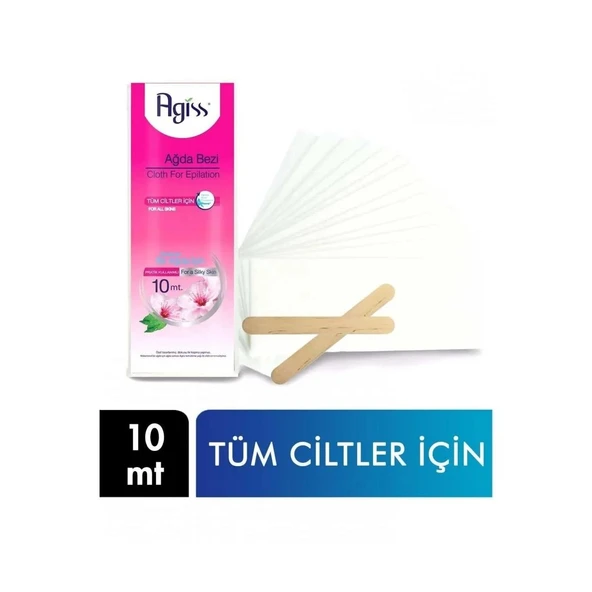 Agiss Ağda Bezi 10 mt Kesik Parçalı ürün görseli 1