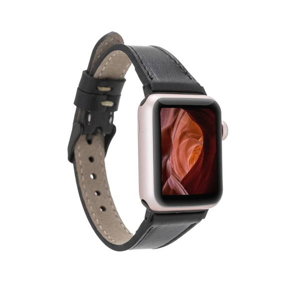 Apple Watch Uyumlu Deri Kordon 42-44-45mm Slim RST1 ürün görseli 1