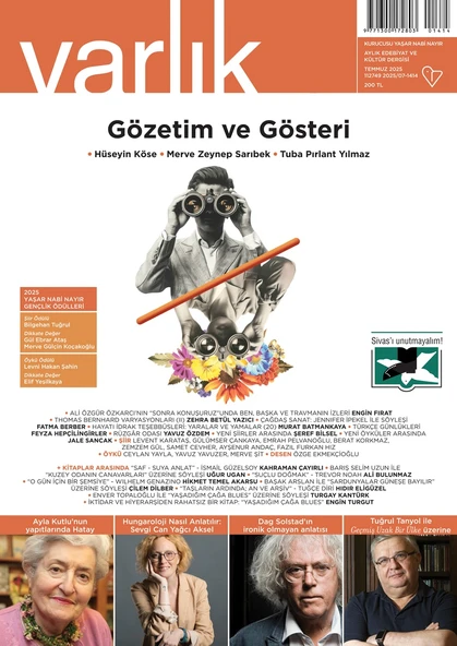 Varlık Dergisi 1414.Sayı Temmuz 2025 ürün görseli 1