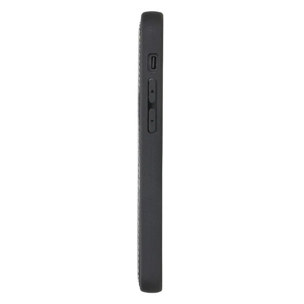 Apple iPhone 13 Pro Max Uyumlu Deri Arka Kapak Antik Taba - Resim 3