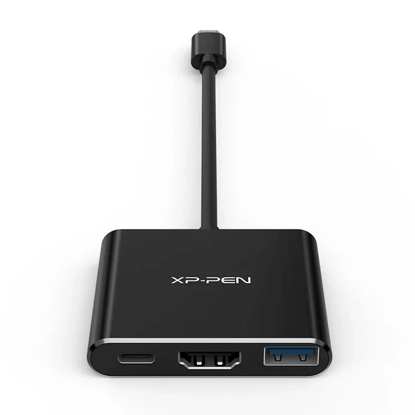XP-Pen 3'ü Bir Arada Çok Fonksiyonlu USB-C Hub (Type C'den USB+HDMI+PD'ye) ürün görseli 1