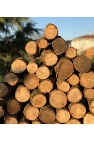 ODUN AL 40 Kg Yuvarlak Uzun Keyif Şömine Odunu, Meşe Odunu, Şöminelik Odun, ürün görseli 1