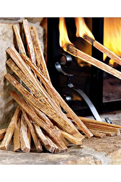AKAY TİCARET Doğal Çam Çırası 1 kg Soba Şömine Mangal Barbekü Kömürü Tutuşturucu ürün görseli 1