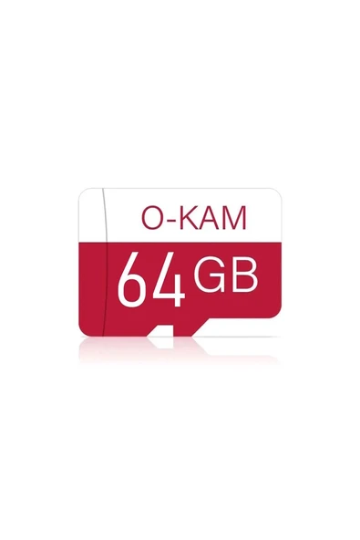 64 GB O-Kam Hafıza Kartı Faster Transfer Speed Class 10 4k Video Kayıt ürün görseli 1
