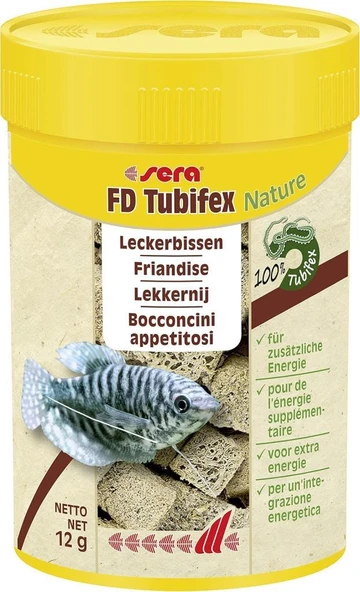 Sera FD Tubifex Nature 100ml 12gr ürün görseli 1