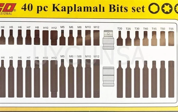 Rico 40 Parça Tornavida Power Bits Seti - Resim 3