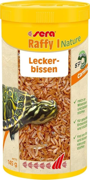 Sera Raffy I (Gammarus) Kaplumbağa ve Sürüngen Yemi 1000 ml - 130 gr ürün görseli 1