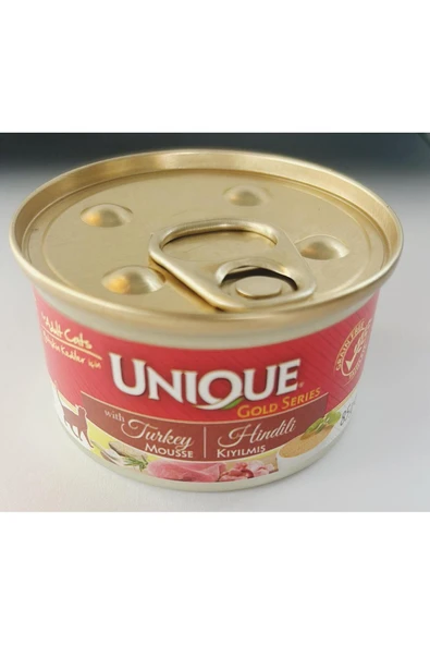 Gold Series Mousse Kıyılmış Hindili Tahılsız Kedi Konservesi 85 Gr X 6 Adet ürün görseli 1