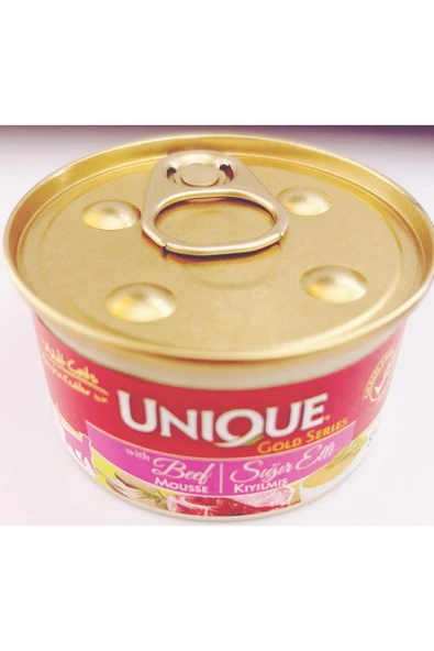 Gold Series Mousse Kıyılmış Beef Sığır Etli Tahılsız Kedi Konservesi 85 Gr X 6 Adet ürün görseli 1