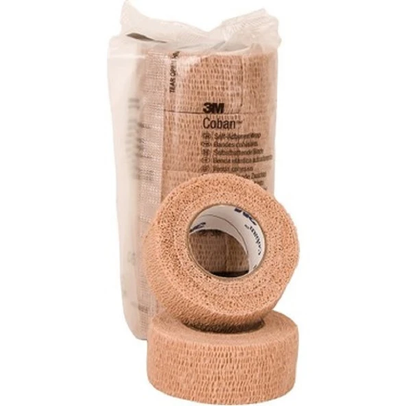 3M COBAN YAPIŞKANLI  BANDAJ 2,5cm X 2m ürün görseli 1