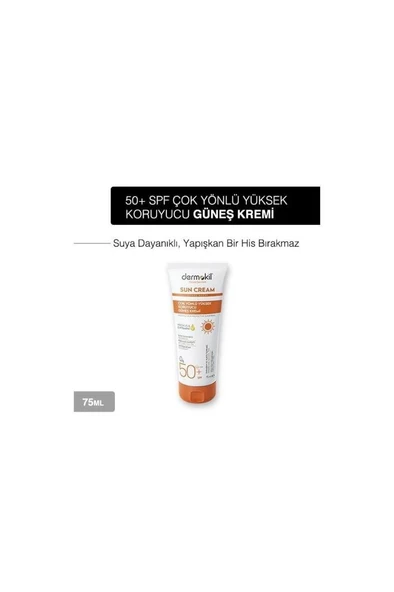 Dermokil Sun Cream-çok Yönlü Yüksek Koruyucu Güneş Kremi50 Spf 75 Ml ürün görseli 1
