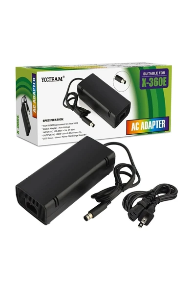Microsoft Xbox 360 Slim E AC Adaptör 220V TR Uyumlu ürün görseli 1
