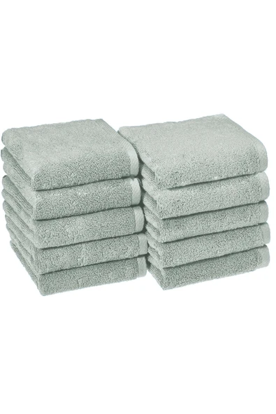 10 lu El Yüz Otel Havlusu 50x85 Cm Renkli 16/1 Avs 200 Gr ürün görseli 1