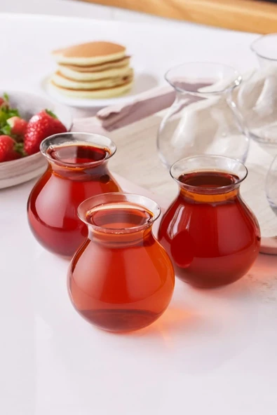 Perotti Mercan 6'lı Borosilikat 200 Ml Çay Bardağı Keyf-i Ala ürün görseli 1