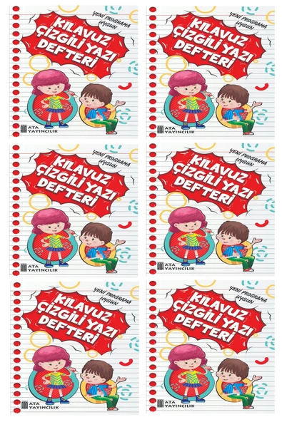 1. Sınıf Yeni Müfredata Uygun Yazı Defteri Küçük Boy (6 Adet) ürün görseli 1