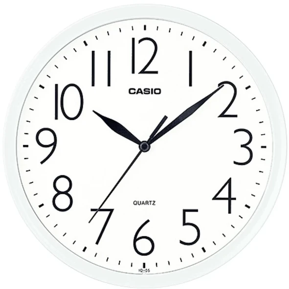 CASIO IQ-05-7DF BEYAZ 24CM DUVAR SAATİ ürün görseli 1