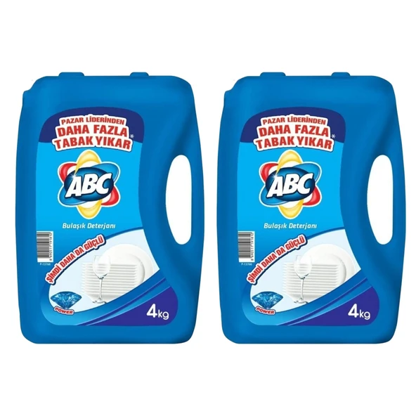 ABC Bulaşık Deterjanı Power 4 lt X 2 Adet ürün görseli 1