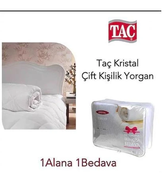 1 Alana 1 Bedava Çift Kişilik Microfiber Yorgan ürün görseli 1