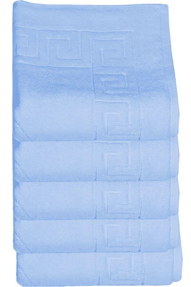 5 li Otel Ayak Havlusu Bukle Ayak İzli 50x70 Cm Renkli 16/2 Avs 250 Gr ürün görseli 1
