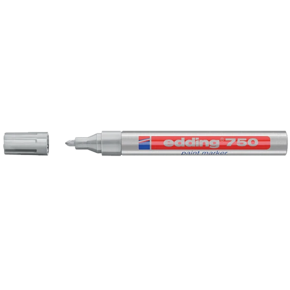 Edding Markör Boya Dekor Yuvarlak Uçlu 2-4 MM Gümüş (10 adet) 750 ürün görseli 1