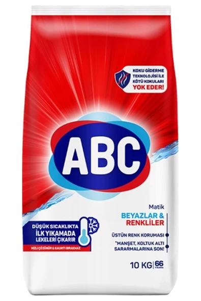 ABC Matik 10 kg Beyazlar & Renkliler ürün görseli 1