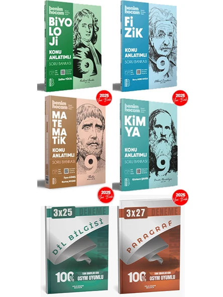 2025 9. Sınıf Sayısal Konu Anlatımlı Soru + Paragraf Dil Bilgisi Deneme Benim Hocam+AnlaKazan ürün görseli 1