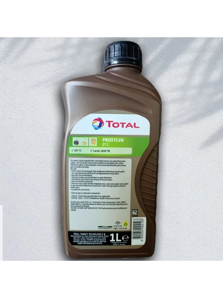 Total Prosylva 2t 1 Litre Motor Yağı, orijinal Kutu - Resim 2