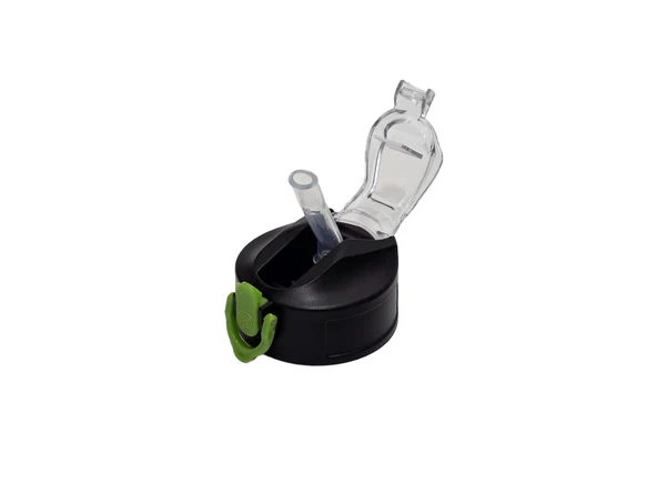 Otomatik Pipetli Su Matarası Yedek Kapağı 57mm Siyah-Yeşil ürün görseli 1