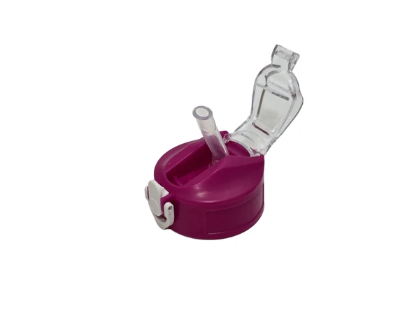 Otomatik Pipetli Su Matarası Yedek Kapağı 57mm Pembe ürün görseli 1