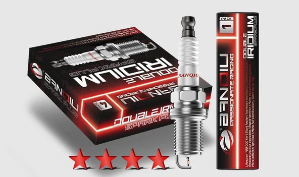 Banqiu FR7KPP33 Audi Uyumlu Double İridyum Buji Takımı ürün görseli 1