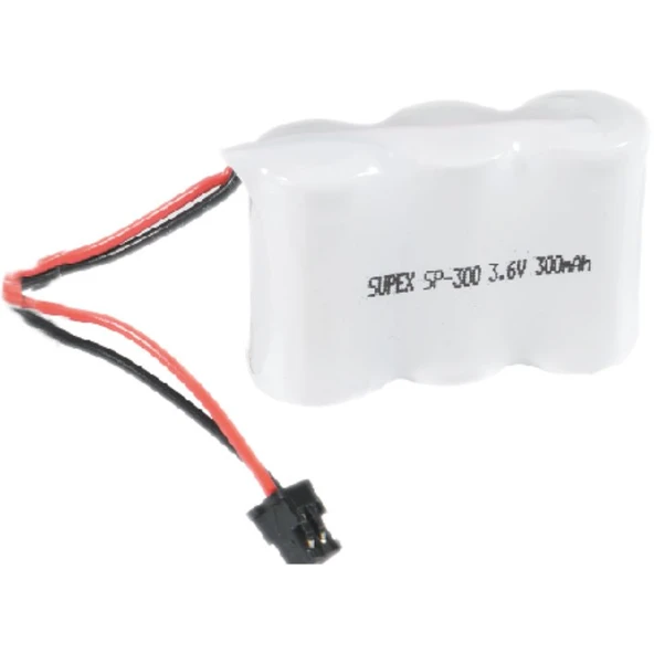 SUPEX 3.6V 300 mAH 3 Lü Kısa Telefon Pili (GP107) ürün görseli 1