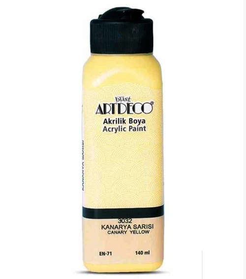 Artdeco Akrilik Boya 140 ml Kanarya Sarısı ürün görseli 1