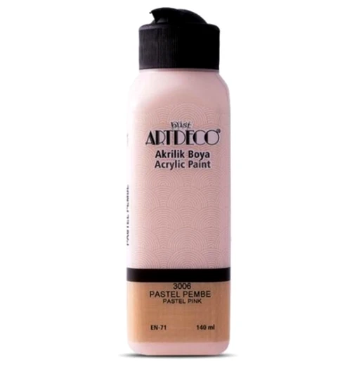 Artdeco Akrilik Boya 140 ml Pastel Pembe ürün görseli 1