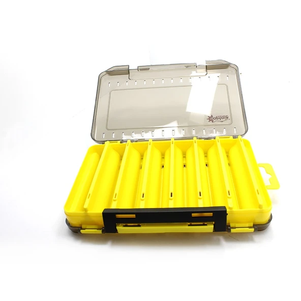 Captain 7224 Sahte Balık Kutusu 14 Gözlü 19x11x3.5cm Yellow ürün görseli 1