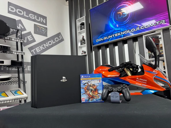 PlayStation 4 Pro 1TB Tek Kol + Just Cause 3 Oyun CD’si (İKİNCİ EL) ürün görseli 1