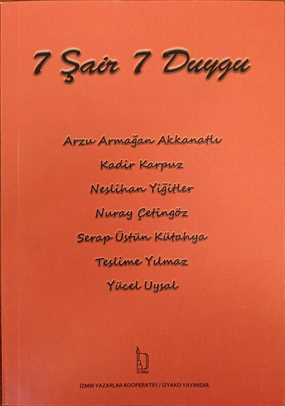 7 Şair 7 Duygu - Antoloji - İZYAKO Yayınları ürün görseli 1
