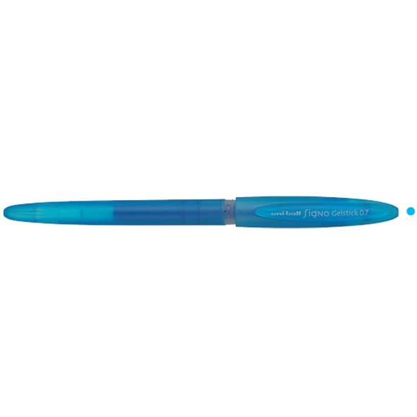 Uni-Ball Roller Kalem (12 adet) Signo Gelstick Jel Bilye Uç 0.7 MM Açık Mavi UM-170 ürün görseli 1