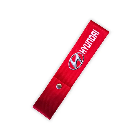 Hyundai Kırmızı Yüksek Kalite Oto Tampon Çeki Ipi Hyundai Çıt Çıtlı Tampon Dili Sticker Arma ürün görseli 1