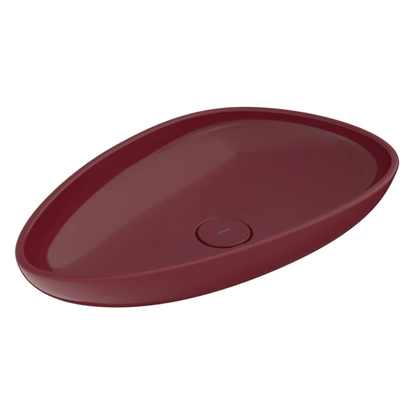 Bocchi Etna Çanak Lavabo 58 cm Parlak Burgonya Bordosu 1114-072-0125 ürün görseli 1