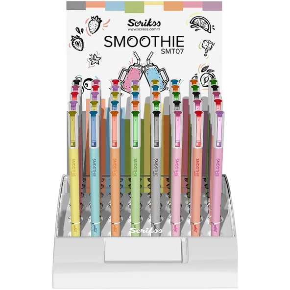 Scrikss Roller Kalem Smoothie Jel 40 LI Stand ürün görseli 1