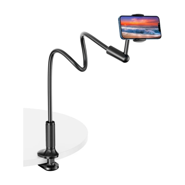 Bix Saiji Ivy 4 Telefon Tutucu 360° Derece Dönebilen, Ayarlanabilir ve Dayanıklı 4.7-7″ Inç Esnek Kollu Flexible Akrobat Telefon Tutucu ürün görseli 1